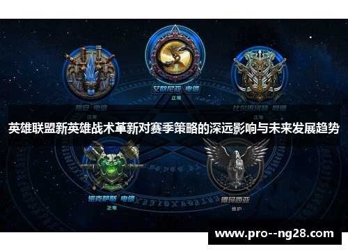 英雄联盟新英雄战术革新对赛季策略的深远影响与未来发展趋势